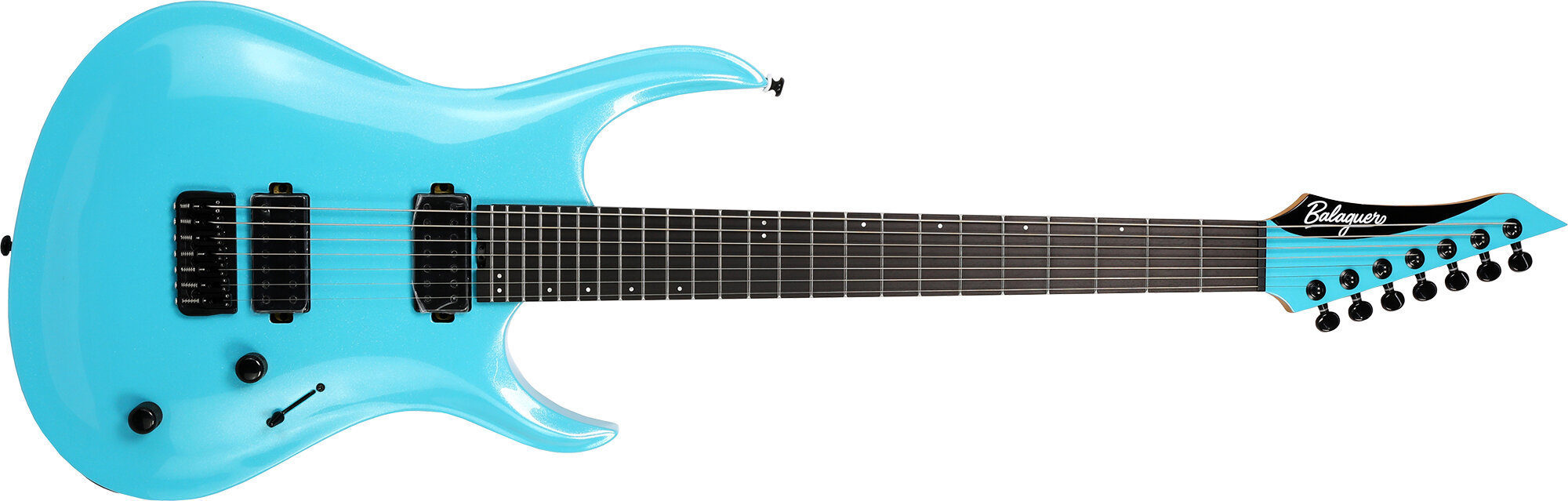 Diablo Select Baritone 7 Run, Gloss Metallic Carulean Blue Front