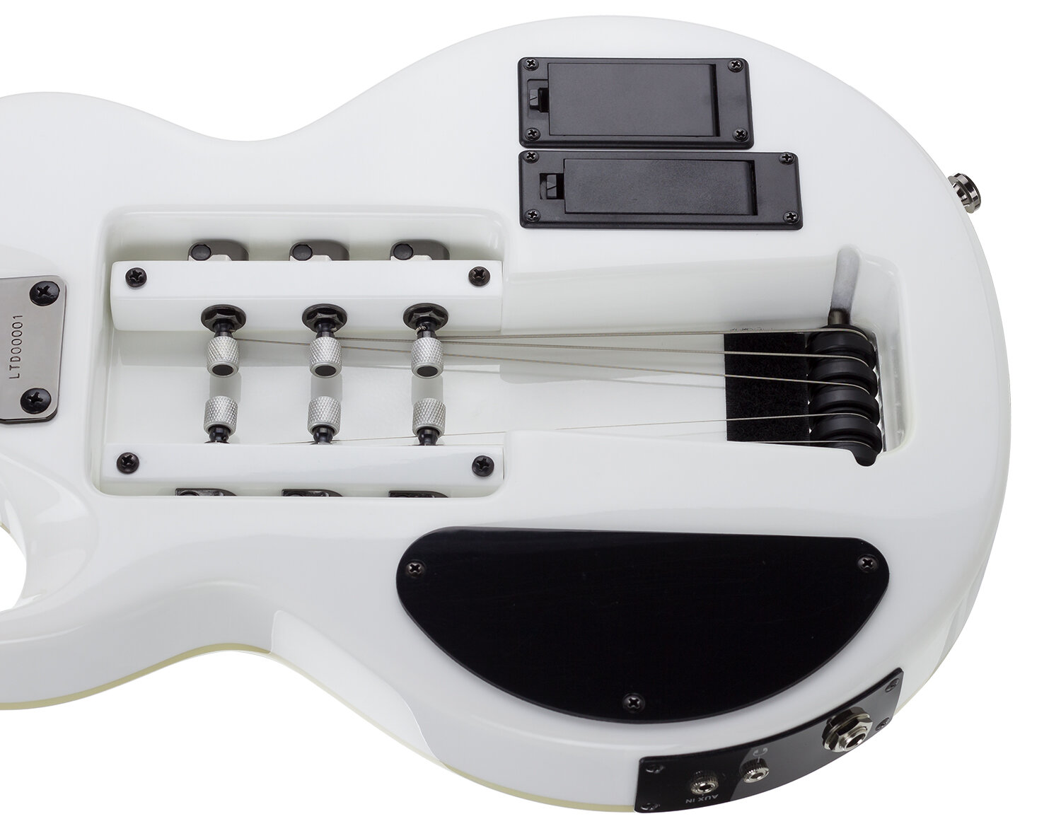 LTD EC-1 Snow White Gloss backdetail