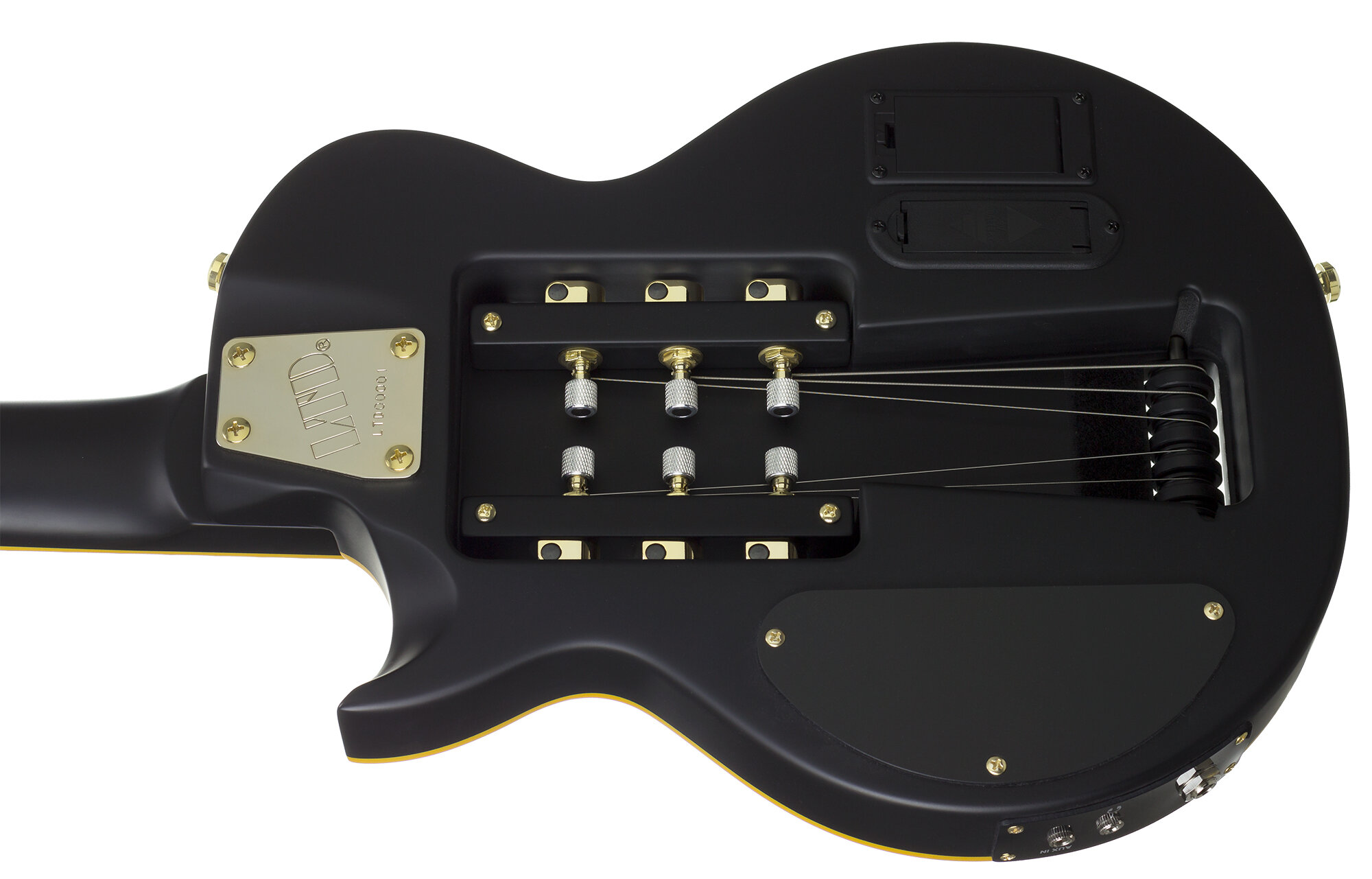 LTD EC-1 Vintage Black Matte backdetail