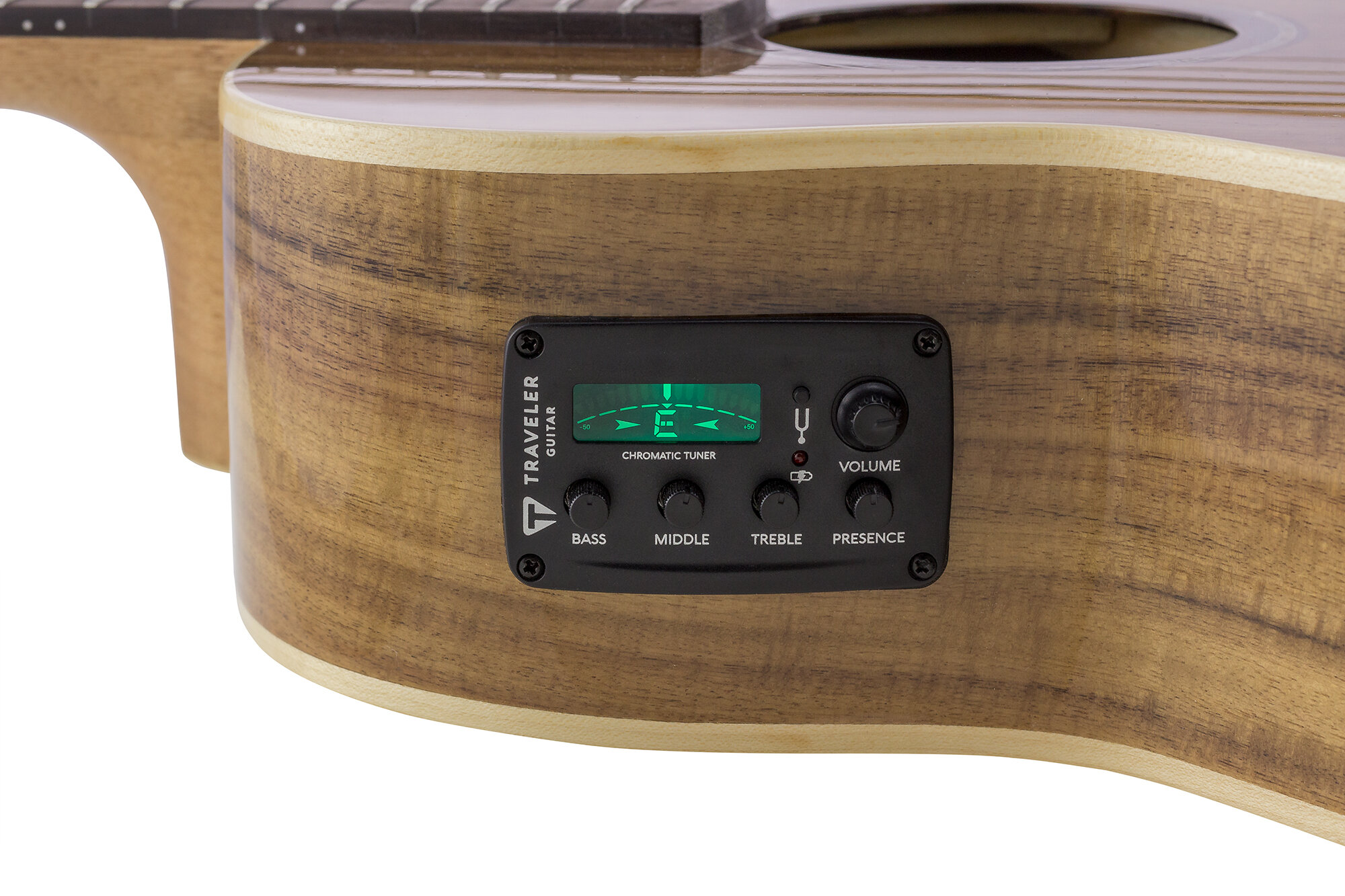 Redlands Concert Bass Koa preamp