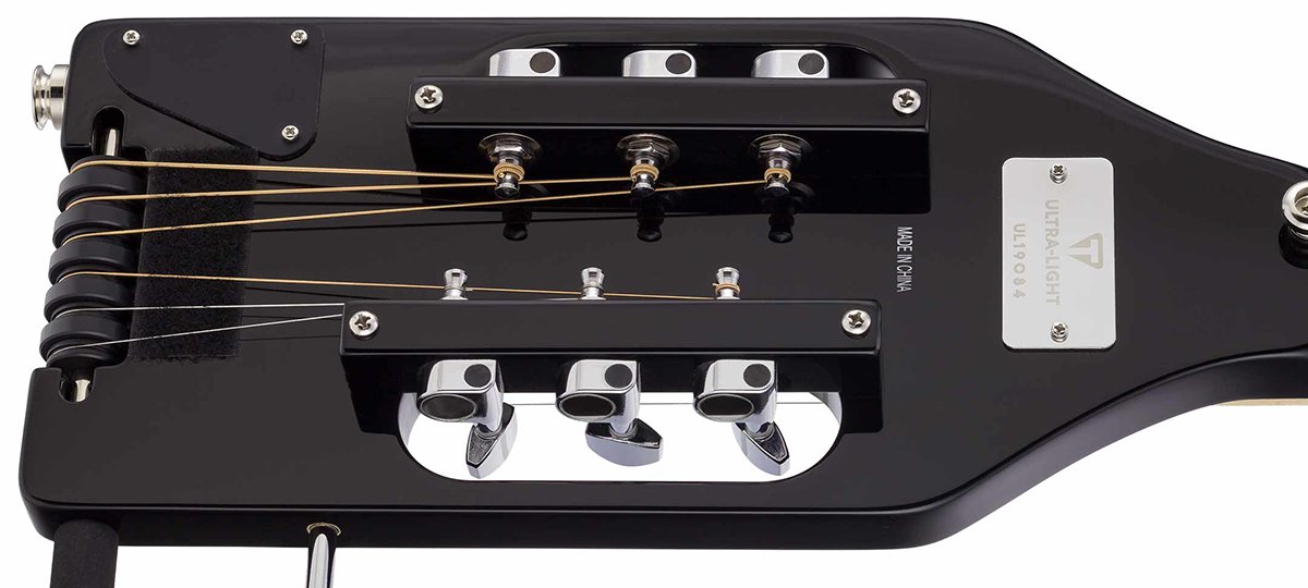 Ultra-Light Acoustic Standard Lefty Gloss Black In-Body Tuning System Back