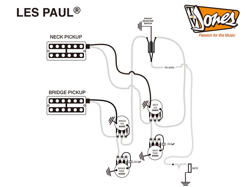 Переключатель les paul схема